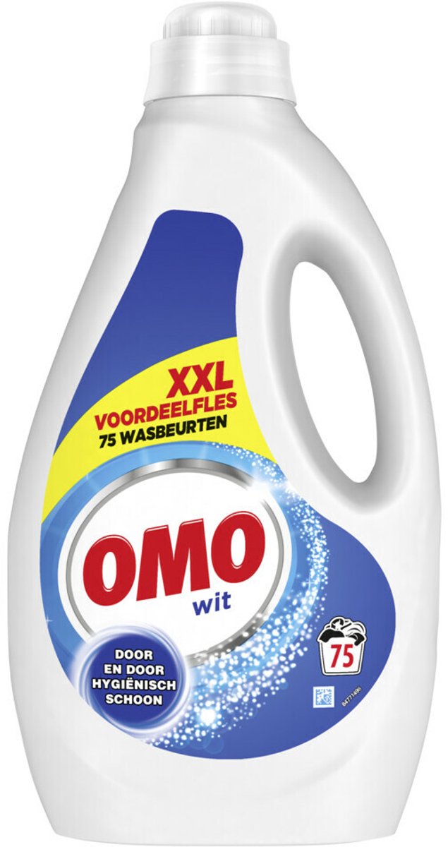 Omo - lessive liquide - blanc xxl - 75 lavages