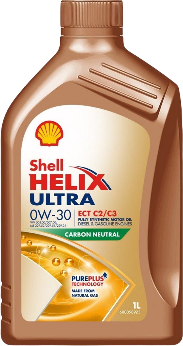 Huile moteur Shell helix ultra ect c2 c3 0w30 1 litre