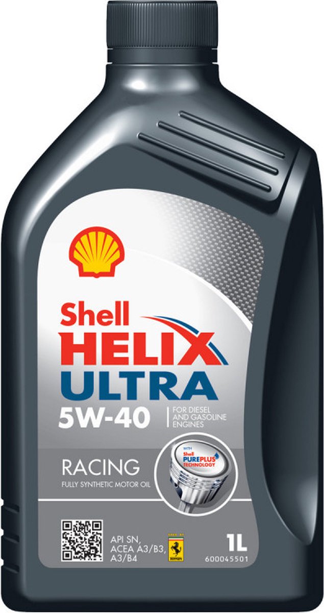 Huile moteur Shell Helix Ultra Racing 5w40 - 1l Acea A3 B3