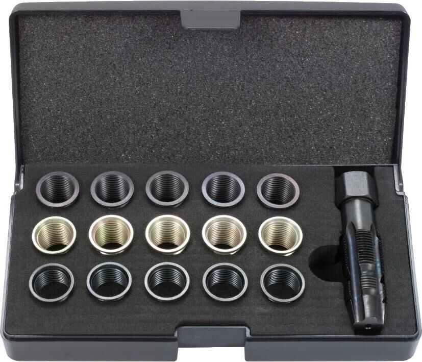 KS Tools End Thread Rep. Set M1 14x1.25mm 16 PCS.