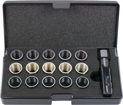 KS Tools End Thread Rep. Set M1 14x1.25mm 16 PCS.