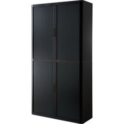 Armoire à portes roulantes paperflow easyoffice noir