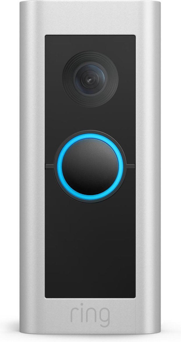Ring sonnette vidéo filaire pro - filaire - vidéo HD+ 1536p - argent