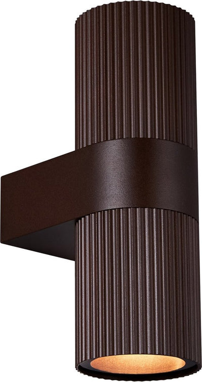 Applique Enzo | kyklop ondulation rond 2x gu10 rouille ip54 - 4800961