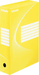 Boîte d'archives Esselte boxycolor - 80 x 352 x 250 mm - jaune | 25 pièces