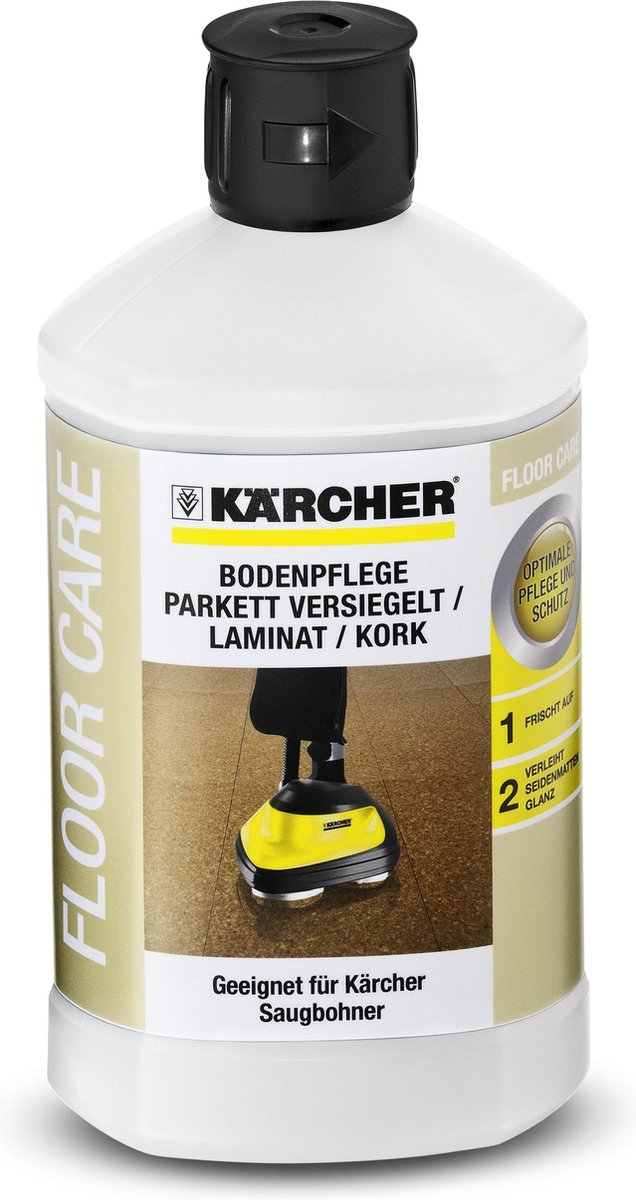 Kärcher entretien du sol parquet scellé liège rm 531, 1l - élimine les traces de marche - couche de brillance renouvelée