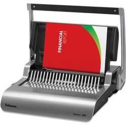 Relieuse Fellowes Quasar+ 500 plastique gris