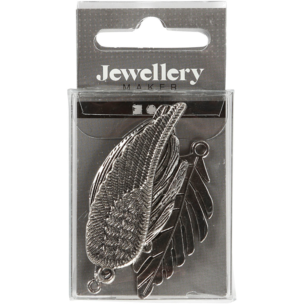 Ressorts Creativ Company, taille 29-55 mm, diamètre du trou 12-20 mm, argent antique, 4 pièces 1 boîte