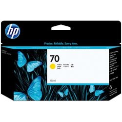 Cartouche d'encre hp c9454a 70 jaune
