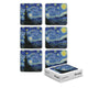 Mtd dessous de verre van gogh nuit étoilée 6 pièces