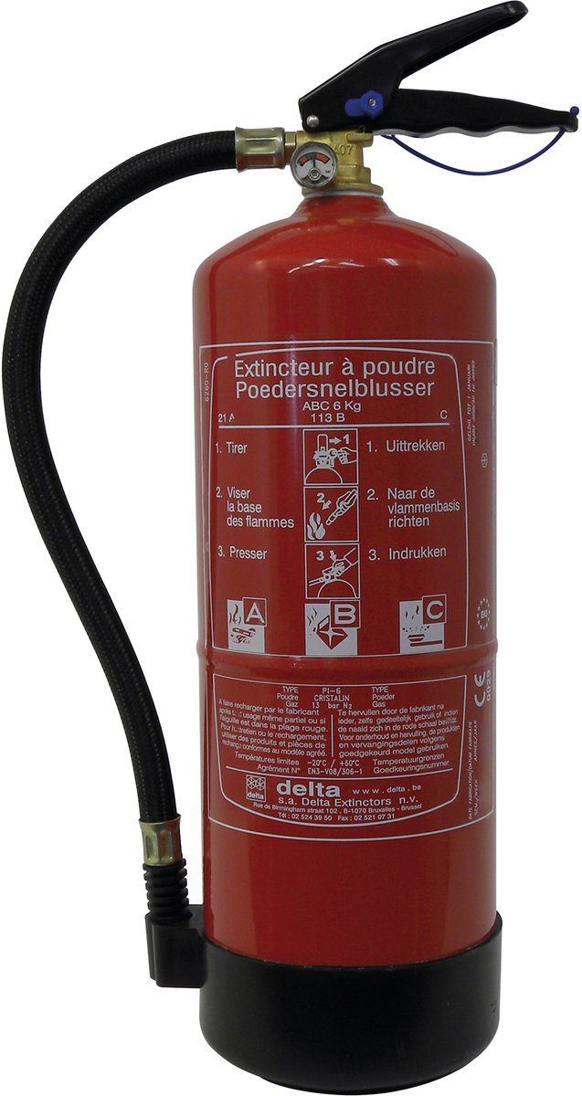 Extincteur Belmic 6kg a b c benor (véhicules)