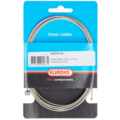 Elvedes Rem Binnenkabel 2250 mm T-nippel 6427RVS-49