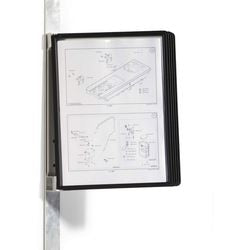 Système de panneaux de visualisation durable 5914-01 polypropylène 38x34cm a4 noir