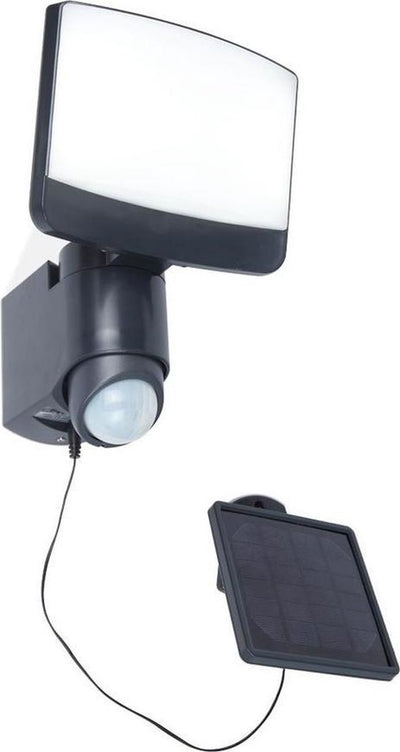Lutec sunshine - Applique LED avec capteur et panneau solaire - gris foncé