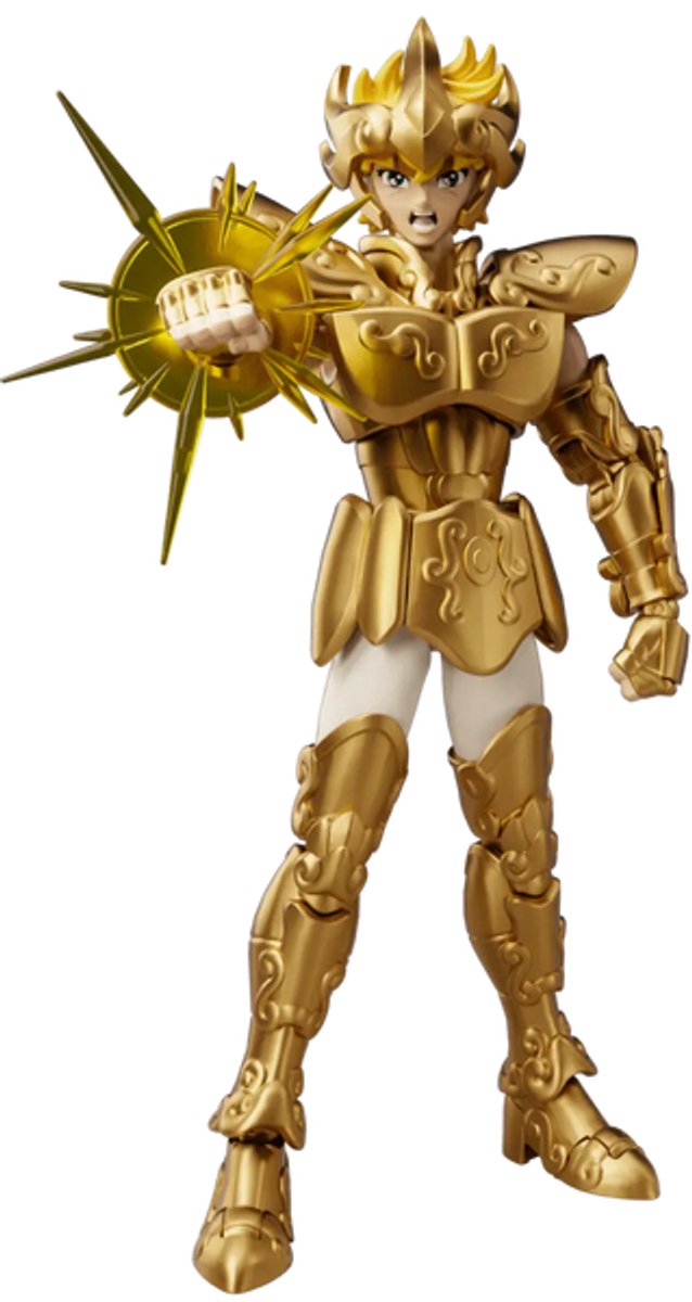 Hasbro Blokees Saint Seiya Leo Aiolia – Kit de construction de modèle de classe Champion – Figurine d'action 15 cm – Snap-Fit – Collection officielle