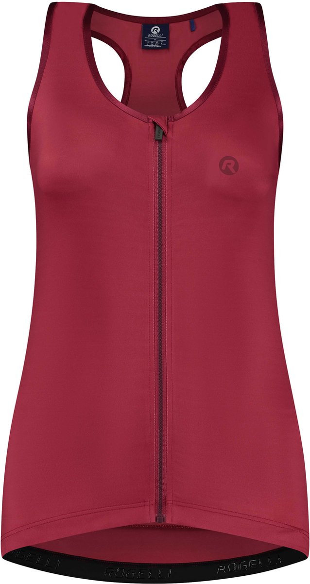 Maillot de cyclisme de l'abbaye de Rogelli - manches courtes - femme - rouge - taille xl