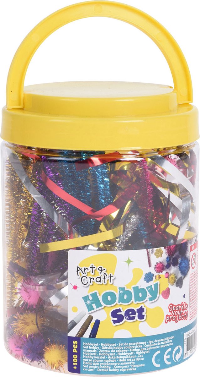Hobby set en pot, 100dlg.