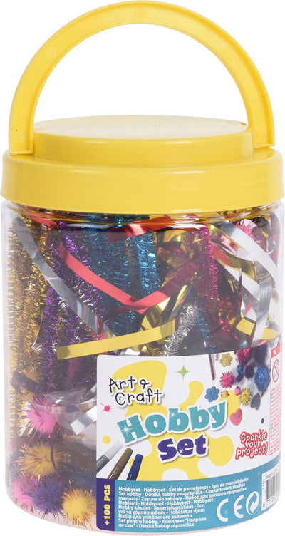 Hobby set en pot, 100dlg.