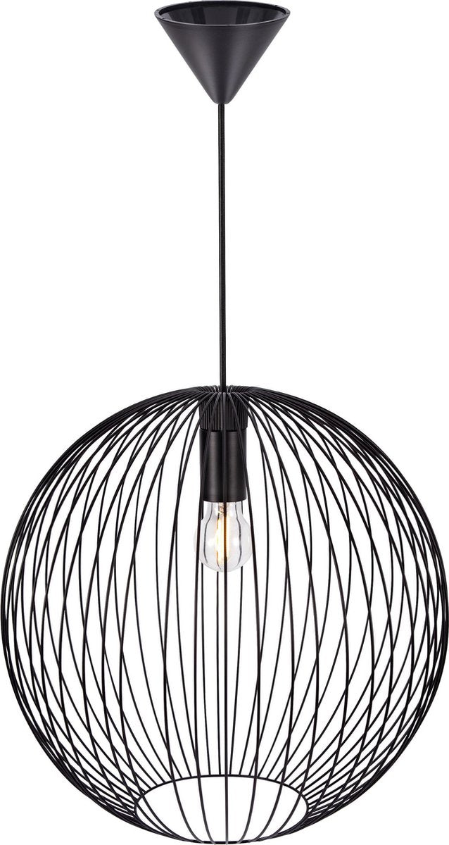 Nordlux beroni 45-suspension-e27-métal-noir