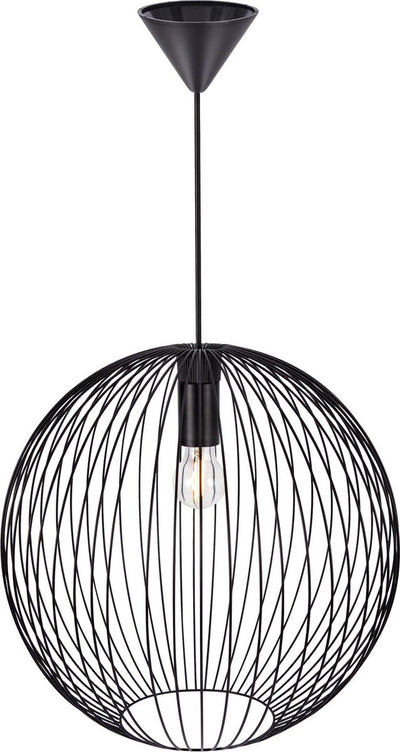 Nordlux beroni 45-suspension-e27-métal-noir