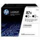 Cartouche de toner hp cf287x no. 87x duopack noir