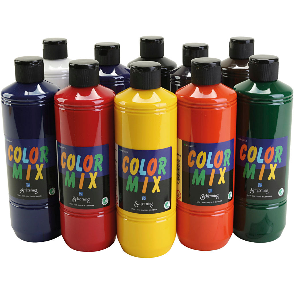 Schjerning Greenspot Colormix Paint, différentes couleurs, 10x500 ml 1 boîte