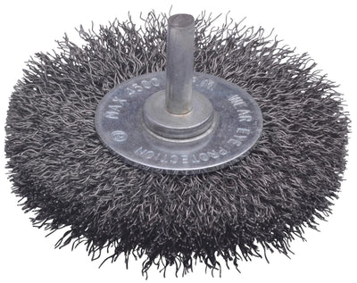 SW Stahl Round Brush avec 6 mm Shaf SW-Steel D = 75 mm