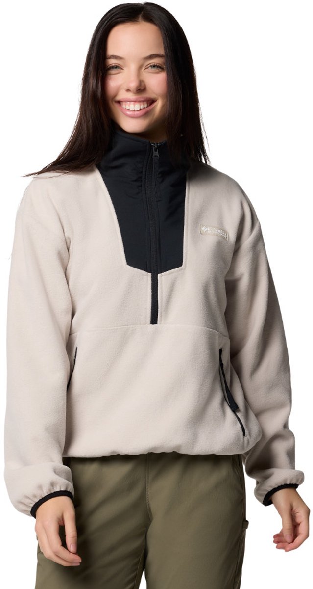 Pull outdoor femme Columbia sequoia grove™ 1 2 zip polaire - pierre foncée, noir