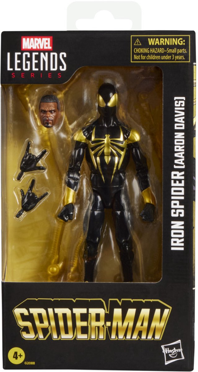 Hasbro Marvel Legends Series Iron Spider (Aaron Davies), figurine articulée Spider-Man 15 cm