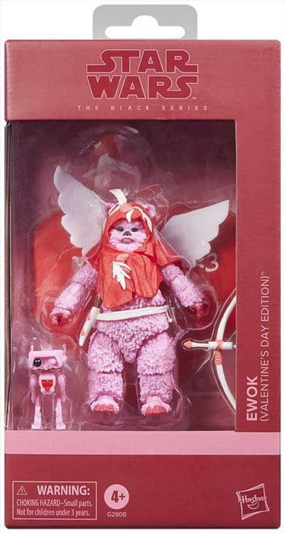 Hasbro star wars black series figurine ewok (édition saint valentin) figurine 15 cm