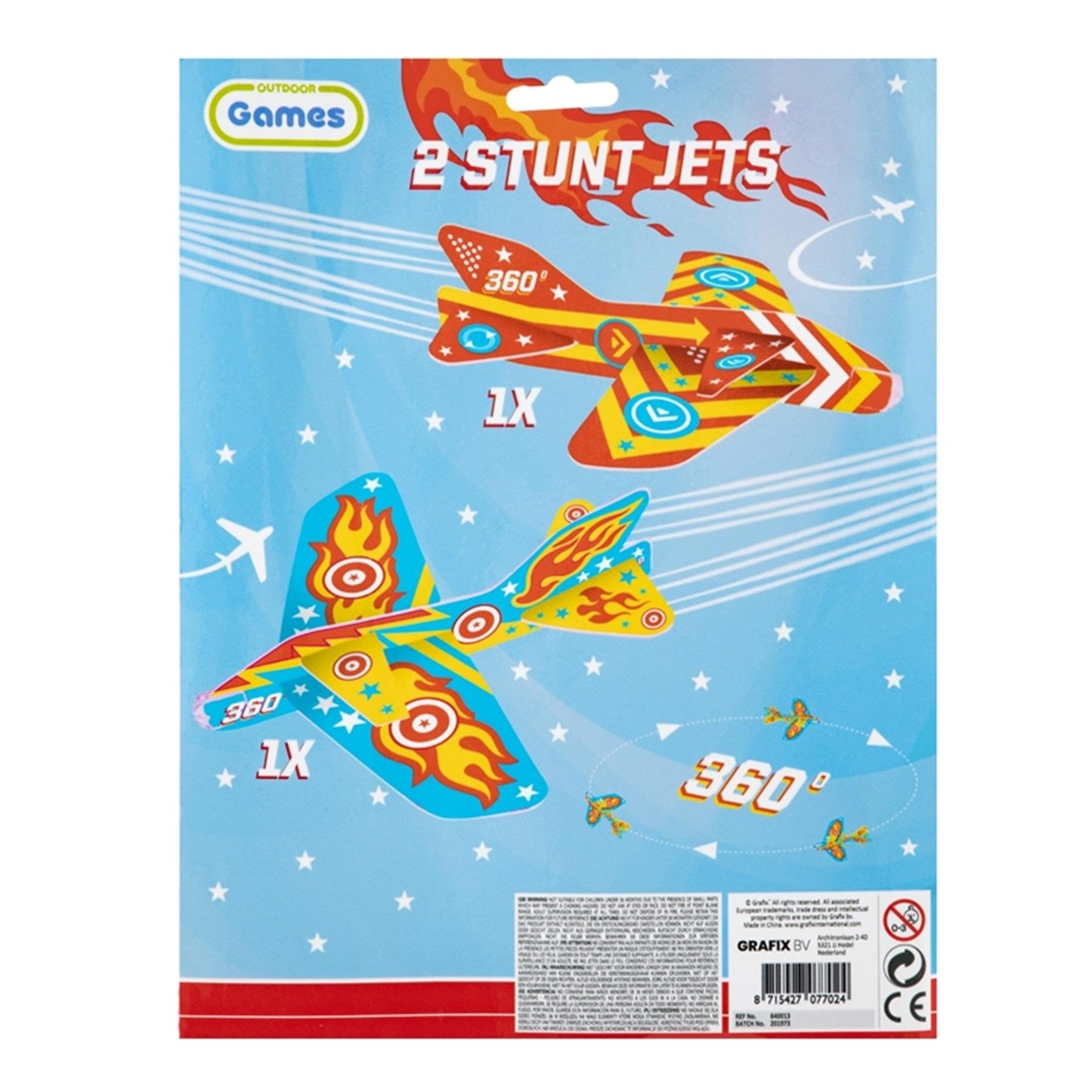 Grafix 2 avions cascadeurs sur carte