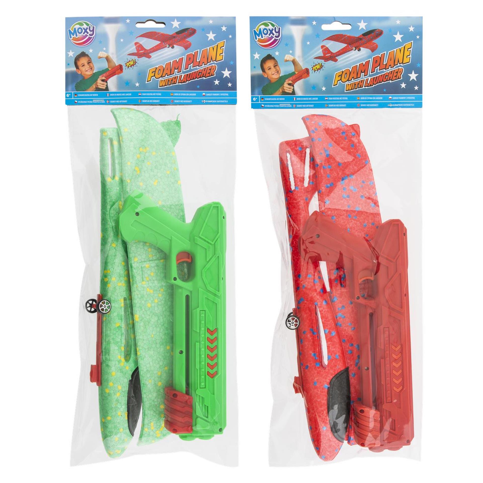 Avion en mousse Moxy 35cm avec lanceur