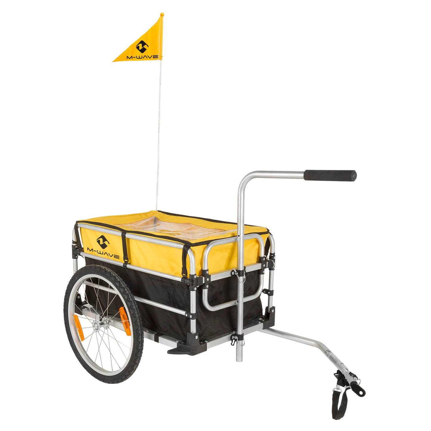 Remorque de vélo à bagages M-wave Stalwart Carry Fold 1