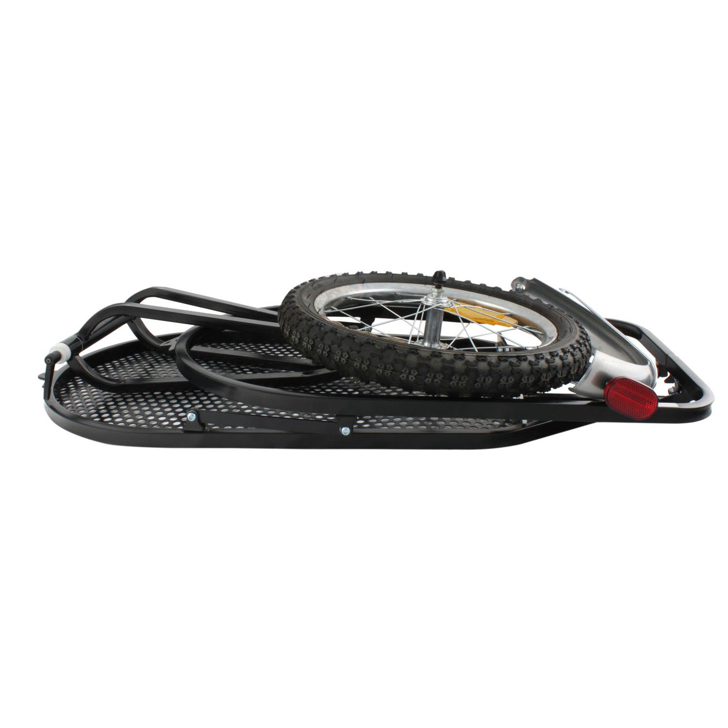 Remorque de vélo pliable à onde m en noir unisexe noir