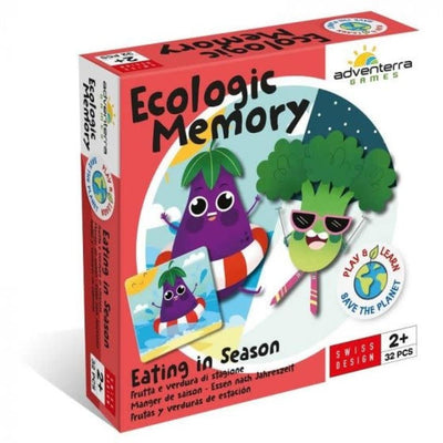 Jeux de mémo ecologiques de jeux Adventerra sur les fruits