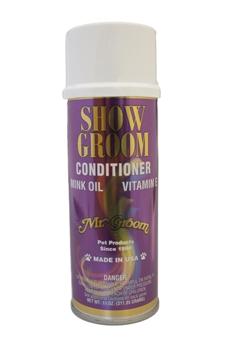 Mr Groom Show Groom Gloss Spray avec l'huile de vison