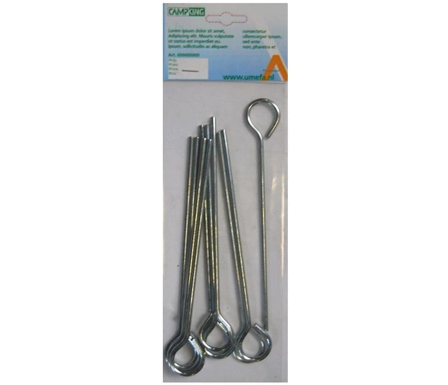 Camping umefa piquet fermé 24 cm 10 pcs