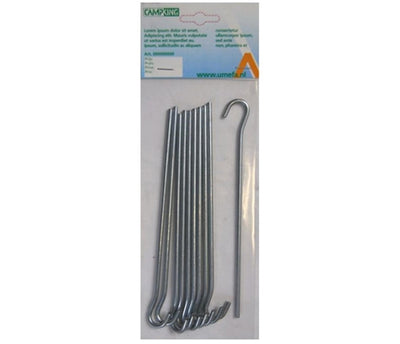 Campking umefa piquet de sol oeil ouvert 18 cm 10 pcs