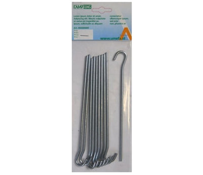 Camping Campking 10x en aluminium Ground Penk Open de 24 cm