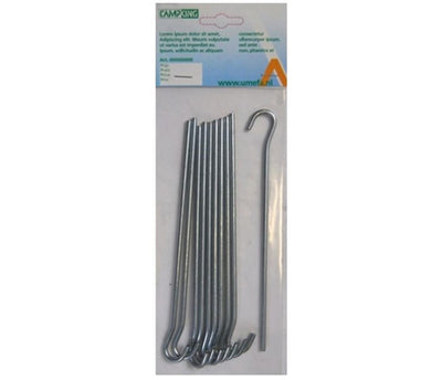 Campking umefa piquet de sol oeil ouvert 30 cm 10 pcs