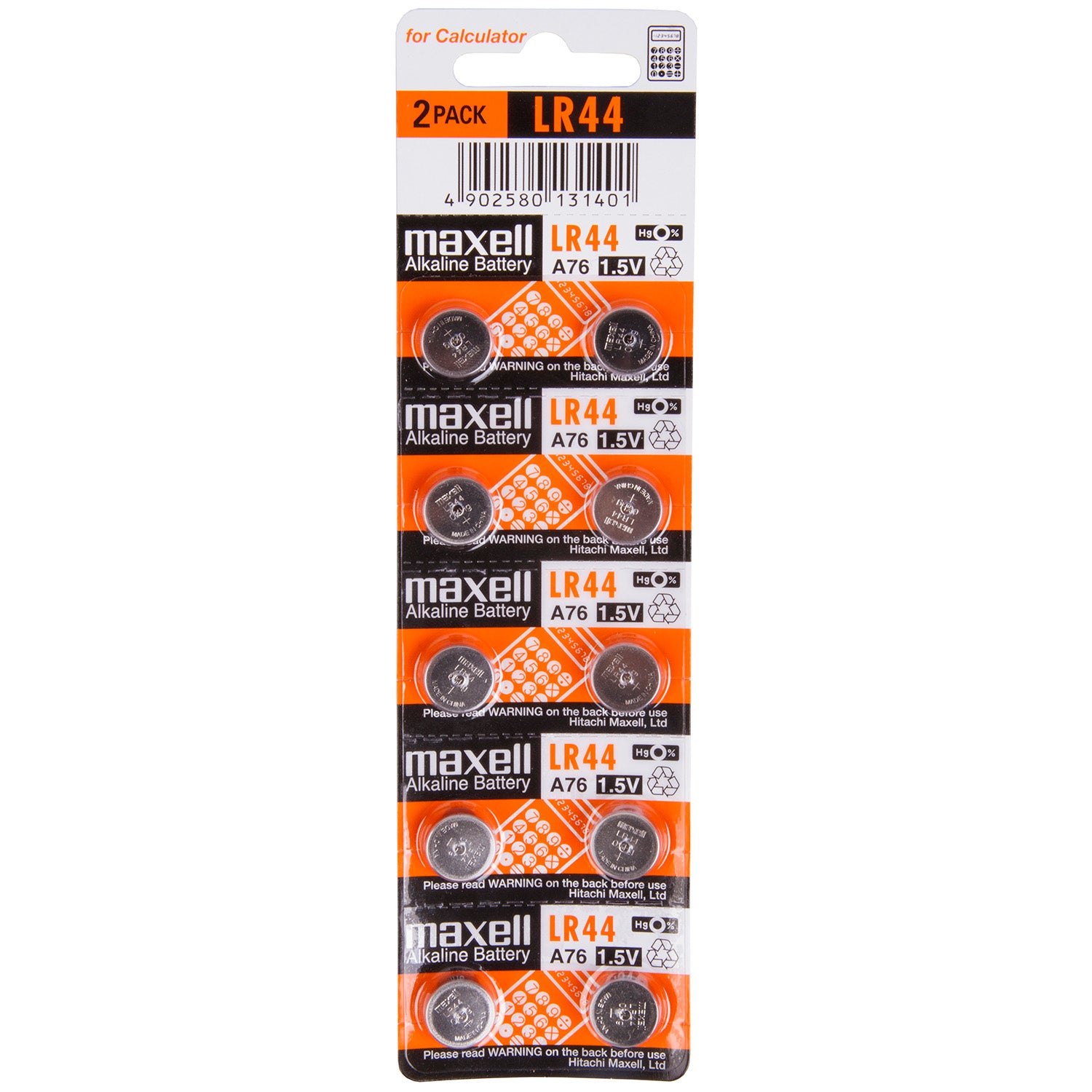 Batterie Maxell lr44 ag13 a76 l1154f