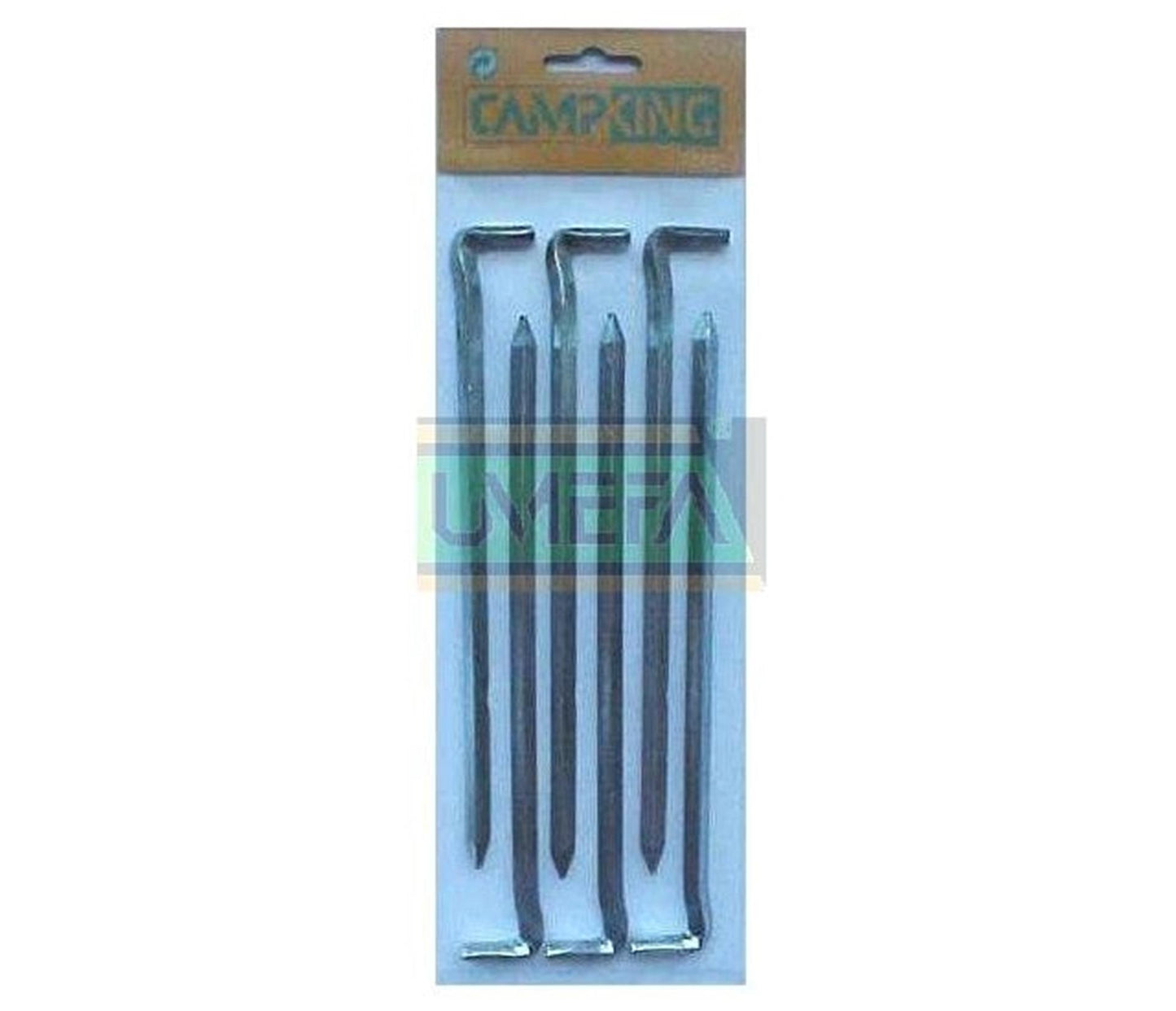 Campking umefa piquet de sol carré 20 cm -6 mm 6 pcs