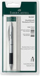 Porte-mine Faber-castell - basic - métal chromé mat - sur blister - fc-138478