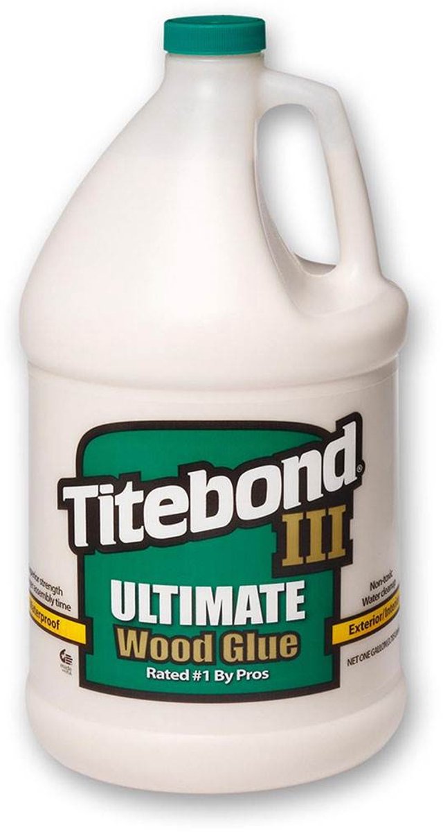 Colle à bois Titebond Ultimate III étanche 3,8 litres (1 gallon américain) d3 presque d4