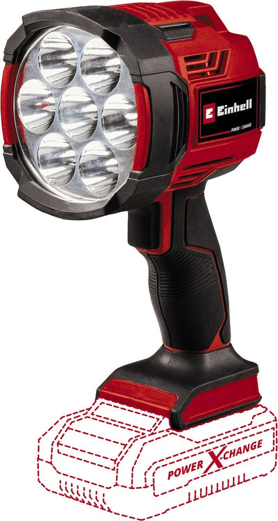 Lampe à batterie Einhell te-cl 18 2500 liac-solo - power x-change - 18 v li-ion - 2500 lm - 6500 k - 7 LED - 2 niveaux de luminosité - fonction hybride - excl. batterie et chargeur