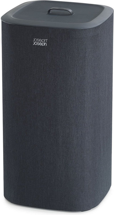 Joseph joseph panier à linge tota - 2 compartiments - tri du linge - 60 litres - noir