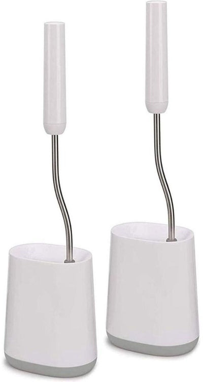 Joseph joseph ensemble de brosses de toilette avec 2 pièces, blanc argent - | flexible léger