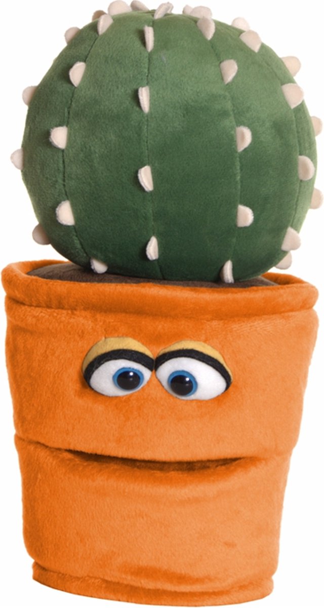 Pot de fleur de marionnette à main Living Puppets avec cactus