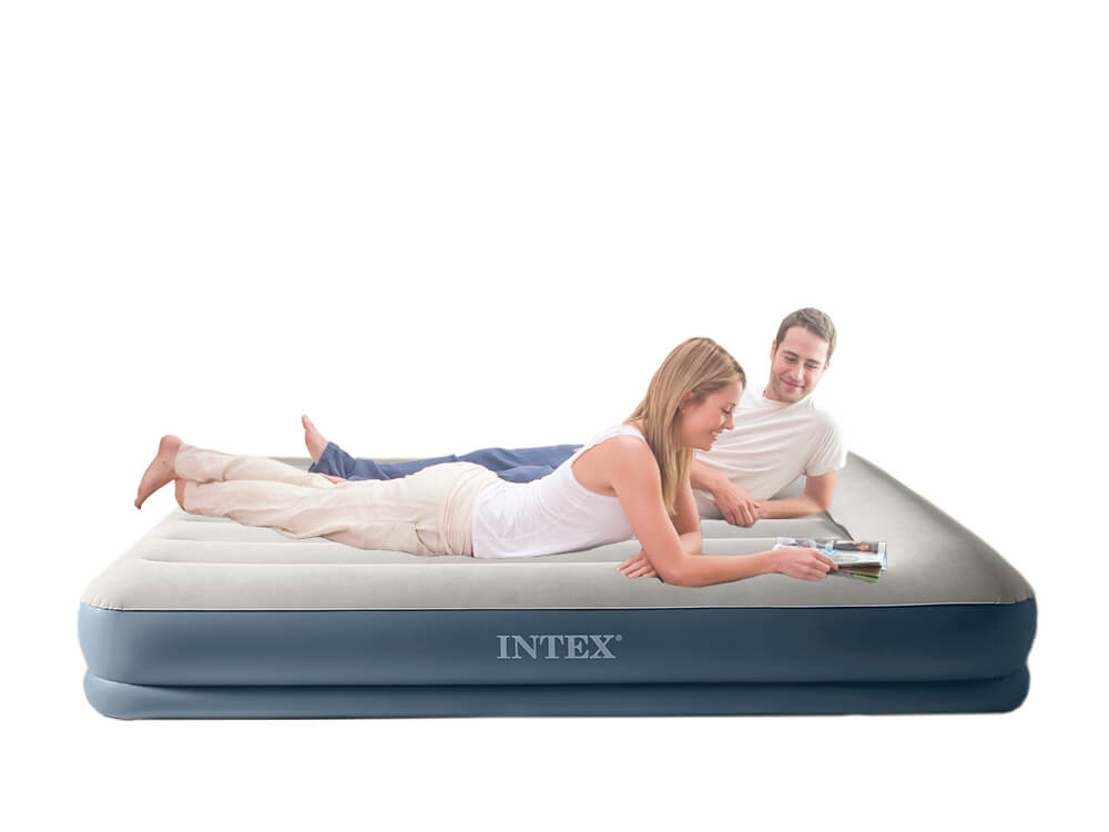 Intex - Oreiller Reste Mid-Rise Air Bed - Double