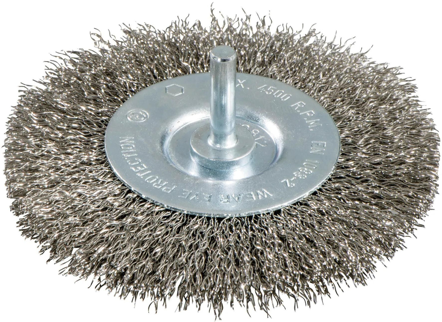 Brosse ronde métabo avec de 6 mm shaf d = 75 mm en acier